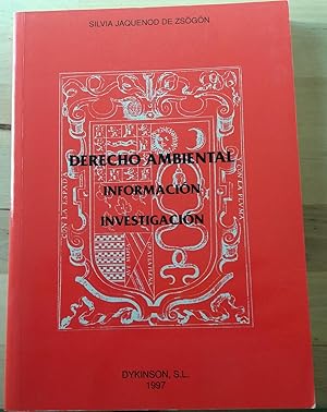 Imagen del vendedor de DERECHO AMBIENTAL. INFORMACIN. INVESTIGACIN a la venta por Itziar Arranz Libros & Dribaslibros