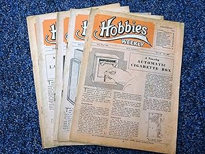 Bild des Verkufers fr Hobbies Weekly Magazine. Vol 112, April May 1951, 6 Issues Nos 2894 to 2899 with Design Sheets. zum Verkauf von Tony Hutchinson