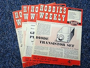 Immagine del venditore per Hobbies Weekly Magazine. 1958, Vol 125 Nos 3245, 3250, 3253, 3254. venduto da Tony Hutchinson