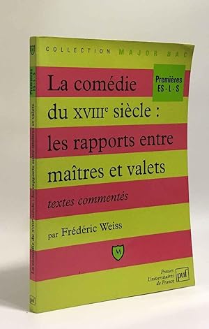 La comédie du XVIIIème siècle. L