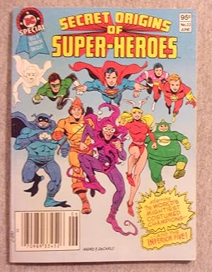 Image du vendeur pour Secret Origins of Super- Heroes (Dc Special Blue Ribbon Digest, Volume 3, Numer 22, June 1982 mis en vente par Book Nook