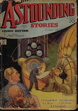 Seller image for ASTOUNDING Stories: October, Oct. 1934 ("Skylark of Valeron"; "Lo!") for sale by Books from the Crypt