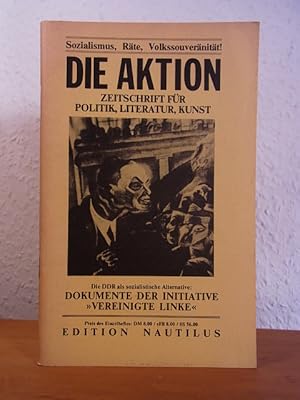 Bild des Verkufers fr Die Aktion. Zeitschrift fr Politik, Literatur, Kunst. Heft 60 / 63, Januar 1990. Titel: Die DDR als sozialistische Alternative: Dokumente der Initiative "Vereinigte Linke" zum Verkauf von Antiquariat Weber