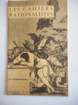Imagen del vendedor de Cahiers rationalistes" - n175 de decembre 1958 - La connaissance . a la venta por Frederic Delbos
