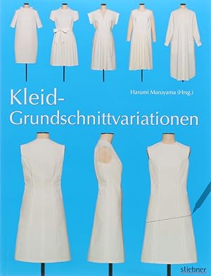Kleid-Grundschnittvariationen.