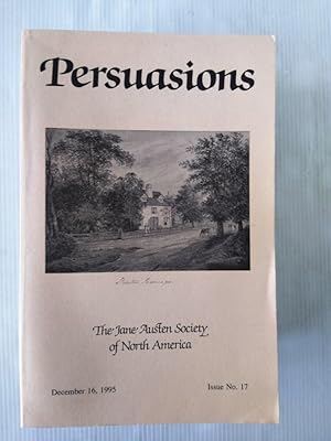 Persuasions: the Jane Austen Society of North America, issue no.17, December 16, 1995