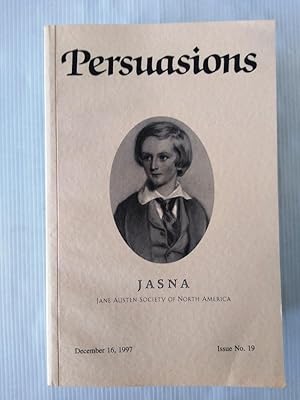 Persuasions: the Jane Austen Society of North America, issue no.19, December 16, 1997