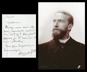 Immagine del venditore per Alexandre Georges (1850-1938) - Organiste et compositeur - Lettre A.S. + Photo venduto da PhP Autographs