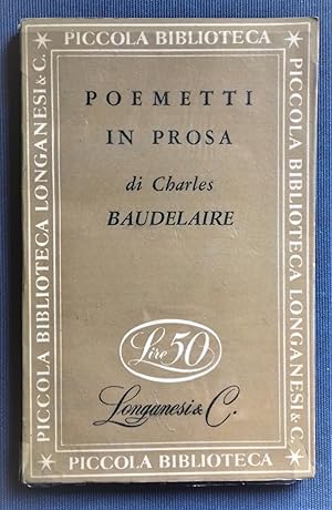 Bild des Verkufers fr POEMETTI IN PROSA. zum Verkauf von Librairie Pique-Puces