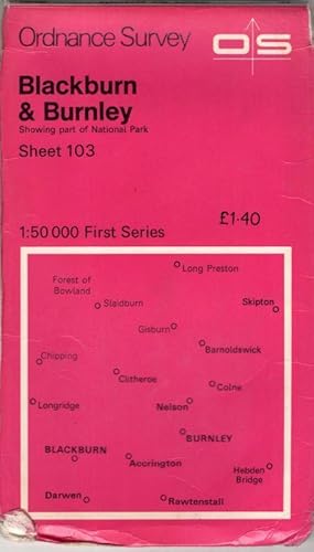 Seller image for Blackburn & Burnley (1st series) Sheet 103 for sale by High Street Books