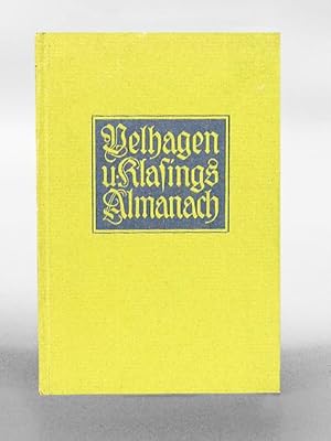 Velhagen und Klasings Almanach 1931. Almanach. Herausgegeben von der Schriftleitung von Velhagen ...