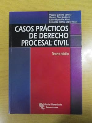 Seller image for CASOS PRCTICOS DE DERECHO PROCESAL CIVIL. for sale by LIBRERIA AZACAN
