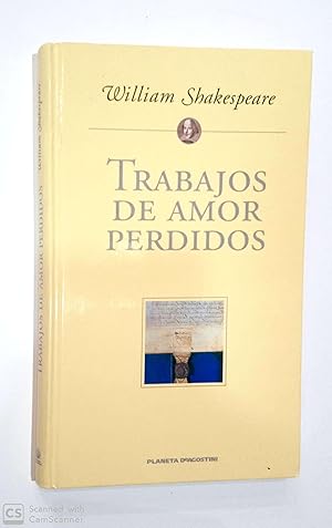 Imagen del vendedor de Trabajos de amor perdidos. a la venta por ARREBATO LIBROS