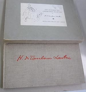 Image du vendeur pour H de Toulouse Lautrec : One Hundred Ten Unpublished Drawings mis en vente par Midway Book Store (ABAA)