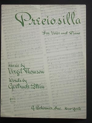 Seller image for Preciosilla: for voice and piano for sale by Bookworks [MWABA, IOBA]