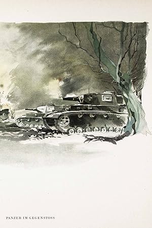 Mit unseren Panzern im Osten (With our Tanks in the East): Drawings and Watercolors of War-Painte...