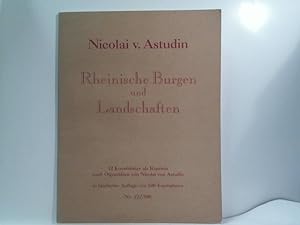 Bild des Verkufers fr Rheinische Burgen und Landschaften. 12 Kunstbltter als Reprints zum Verkauf von ABC Versand e.K.