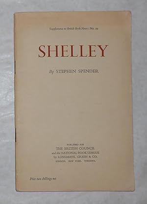 Seller image for Shelley (Supplement to British Book News No. 29) for sale by David Bunnett Books