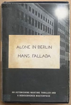 Immagine del venditore per Alone in Berlin. venduto da Lost and Found Books
