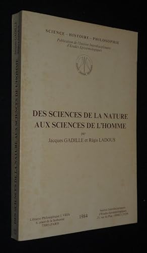 Image du vendeur pour Des sciences de la nature aux sciences de l'homme mis en vente par Abraxas-libris