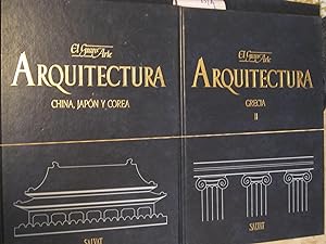EL GRAN ARTE EN LA ARQUITECTURA. TOMO II: CHINA, JAPÓN, COREA + VII GRECIA II [2 LIBROS DE LA COL...
