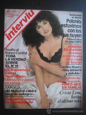 Imagen del vendedor de INTERVIU AO 6, N293. 23 - 29 DICIEMBRE 1981 a la venta por LIBRERA MAESTRO GOZALBO