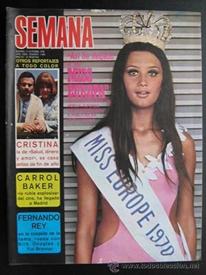SEMANA AÑO XXXI Nº1598. 3 OCTUBRE 1970