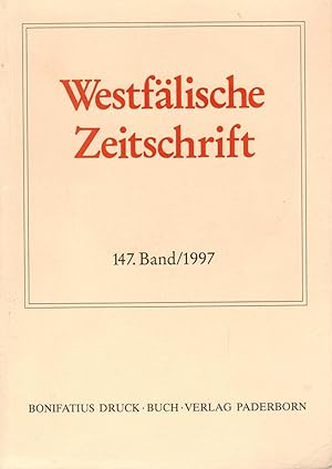 Seller image for Westflische Zeitschrift. 147. Band / 1997. Zeitschrift fr vaterlndische Geschichte und Altertumskunde for sale by Paderbuch e.Kfm. Inh. Ralf R. Eichmann