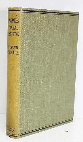 Seller image for Principles of Social Reconstruction for sale by Lasting Words Ltd