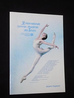 31. Internationale Sommer-Akademie des Tanzes Köln 5. bis 19. Juli 1987, 18. Choreographischer We...