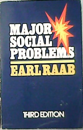 Image du vendeur pour Major Social Problems. mis en vente par Librera y Editorial Renacimiento, S.A.