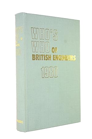 Immagine del venditore per Who's Who of British Engineers: 1980 venduto da M Godding Books Ltd