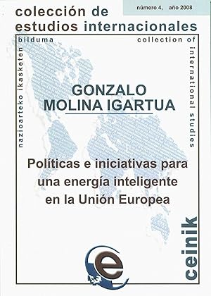 Imagen del vendedor de Politicas e iniciativas para energia inteligente en europa a la venta por Imosver