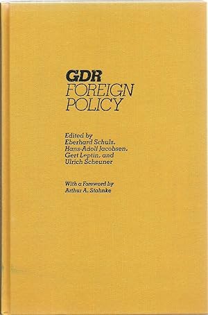 Seller image for GDR Foreign Policy for sale by Sabra Books