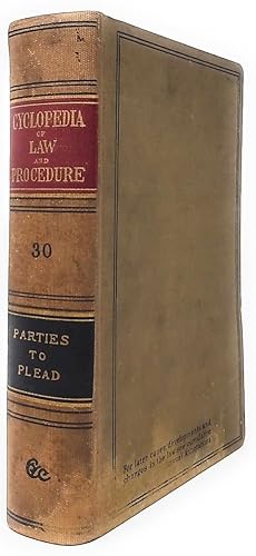 Cyclopedia of Law and Procedure [Volume 30]
