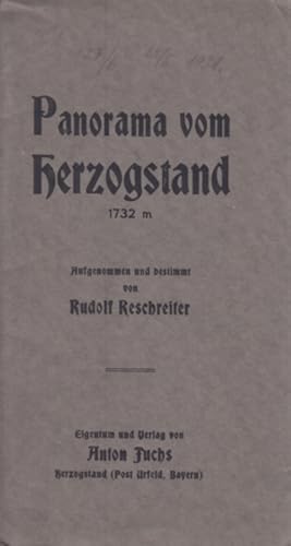 Bild des Verkufers fr Panorama vom Herzogstand 1732 m zum Verkauf von Leipziger Antiquariat