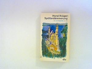 Seller image for Sptterdmmerung : Lob- und Klagelieder zur Zeit. for sale by ANTIQUARIAT FRDEBUCH Inh.Michael Simon