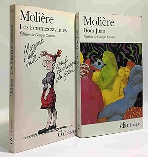 Les Femmes savantes + Dom Juan --- 2 livres