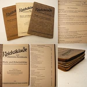 Seller image for Reichskunde und allgemeine Berufskunde. Merk- und Arbeitsbltter fr die Hand des Schlers an Berufsschulen, Berufsfachschulen, Fachschulen. Verfasst von Schuldirektor F. Schraff, Gewerbestudienrat A. Doesinger und Gewerbeoberlehrer R. Herberg (smtliche in Augsburg) * s c h a r f e r j u d e n f e i n d l i c h e r S t a n d p u n k t Dieses Buch wird von uns nur zur staatsbrgerlichen Aufklrung und zur Abwehr verfassungswidriger Bestrebungen angeboten (86 StGB) for sale by Galerie fr gegenstndliche Kunst