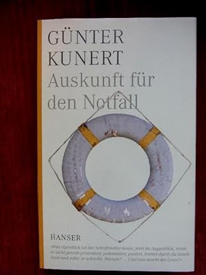 Auskunft für den Notfall. Hrsg.v. Hubert Witt.
