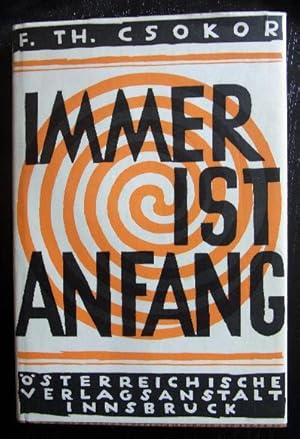 Immer ist Anfang. Gedichte von 1912 bis 1952.