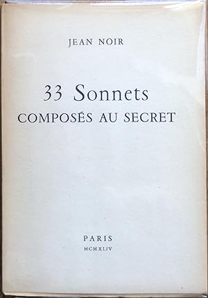 33 Sonnets composés au secret
