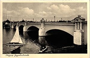 Leipzig, Zeppelinbrücke, ungelaufen