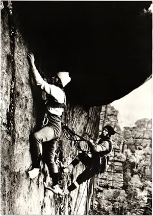 Sächs. Schweiz, Fluchtwand, Regenvariante VIIc, Schmilkaer Gebiet, ungelaufen