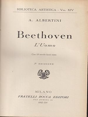 Bild des Verkufers fr Beethoven. L'uomo zum Verkauf von Librodifaccia