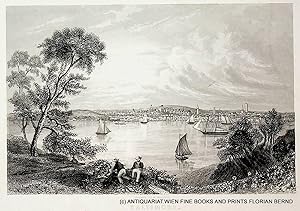 BALTIMORE, Maryland general view ca. 1850