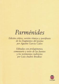 Imagen del vendedor de PARMNIDES a la venta por TERAN LIBROS