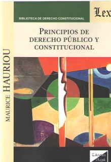 Imagen del vendedor de PRINCIPIOS DE DERECHO PUBLICO Y CONSTITUCIONAL a la venta por TERAN LIBROS