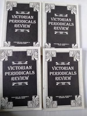 Victorian Periodicals Review Volume 39 1, 2, 3, and 4 full year 2006