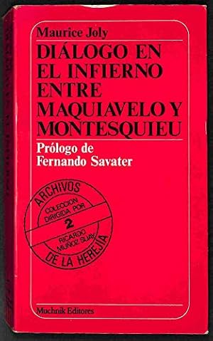 Imagen del vendedor de Dilogo en el infierno entre Maquiavelo y Montesquieu a la venta por Llibres Capra